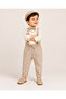 Button Detailed Adjustable Salopet 4-Piece Holiday Set in Fine Linen