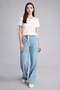 Wide Leg Mid Waist Wide Leg Jean Trousers H3520Ax26Sm - 2