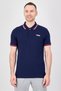 Men Sportswear Fit Short Sleeve Outdoor Polo Shirt, Navy