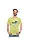 Unisex Printed Design T-Shirt (Happy Planet)| For Couple | Round Neck Regular Fit T-shirt