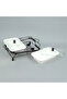 Distinctive rectangular ceramic serving warmer with glass lid - 12 inch - 3