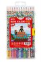 12-Pack of Dry Crayons Plastic Box 1 Pack of Fatih Mini Craft Figured 12 Colors Crayons Full Size Colorful