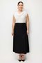 Maxi Length Bell Skirt with Bridge Detail