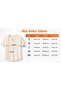 Women's Short Sleeve V-Neck Cotton Trendy Stylish White Striped Mint Knitwear Blouse - 4