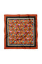 وشاح / باندانا منقوشة بالزهور مقاس 50×50 سم