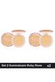 Set 2 Iluminatoare Ruby Rose Celestial Shine 03 Champagne Glam, Highlighter Profesional