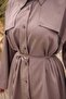 Mink Waist-Tied Tunic and Trousers Set - 5