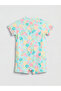 Vizyon New Season Patterned Girls' Swimsuit - 2