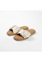 261895 Women's Genuine Leather Buckle Comfort Sole Premium Slippers - 3