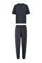 Elasticated leg basic oversize tracksuit set