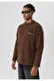 Crew Neck Oversize Plush Sweatshirt - 2