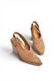 Y654154702 Mink Genuine Leather Suede Western Heeled Shoes - 8