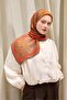 Velora Scarf Art Green Brown 90X90 - 2