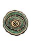 Sdt Ethnic Bohemian Style Round Yellow Anthracite Woven Base Decorative Carpet Sdt1315 - 3