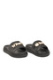 292 F-P Black Girls' Slippers - 3