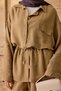 Women's Waist-Tied Single Pocket Suit Khaki Green - 5