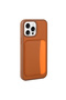 iPhone 16 Pro Compatible Case with Card Holder and Business Card Compartment X-Kart Silicone Cover T40477 - Brown - 4
