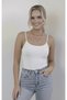 Women's Strappy Bodysuit 3-Pack Basic Thin Strappy Flexible Daily Top - 7