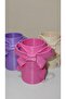 Bella Fiyonk Modern Makeup Organizer – 12 cm Aesthetic Brush Holder Pink - 6