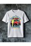 Long Beach Surfing Printed Oversize T-Shirt