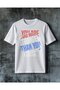 Yay Ya Markek Thank You Printed Oversize T-Shirt