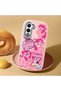 Oppo A5 4G/5G Compatible Shock-Absorbing Camera Protected Pink Silicone Case - 2
