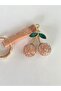 Bag Accessory and Keychain with Puppy Stone and Cherry Figure Keychain - 5