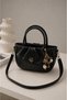 İtaly İnci Star Detailed Zippered Women's Hand and Shoulder Bag