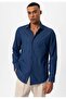 Long Sleeve Men's Denim Shirt - 6
