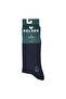 Men's Seamless Cotton Socks Plain Navy Blue
