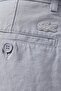 Men's Slim Fit Linen Bermuda Shorts Grey Men's Slim Fit Linen Shorts Grey - 7