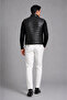 Men's Inflatable Genuine Leather Vest - 2