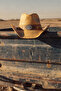 Straw Cowboy Hat Summer Western Men's Women's Hat - 3