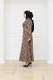 Seasonal Dress with Buttons, Plaid Pattern, and Belt Detail - 6