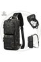 9661 Waterproof Sling Bag for Men, 9L Anti-Theft Crossbody Travel Daypack, Camo - 4
