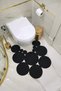 Handmade Bohemian Jute, Straw, Mat, Bathroom Mat, Toilet Mat, Toilet Seat Mat, Double Sided - 6