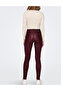 Pants, Burgundy - 2