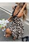 Women's Strappy Deep V Ruched Collar Lace-Up Single Jersey Long Summer Dress - 4