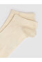 Women's Ecru Booties Socks 50325314-Vr019 - 3