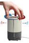 Coffee Grinder - 50g Capacity, Cutting Blade, Shining ABS Body, (ME-CG2287) (White)|150W