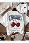 My Friends Are My Cherries Cherry Printed Crewneck Unisex T-Shirt