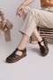 Genuine Leather Women's Daily Comfortable Sandals Dd1916 - 3