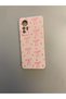 Mi 12 Lite Ribbon Bow Printed Velvet Inside Silicone Phone Case (Powder) - 3