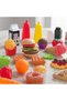 65-Piece Toy Food Set with Fruits and Vegetables, Pretend Play Food Set - 3