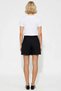 Women's Shorts Belted High Waist Wide Leg Short Woven Plain Fabric Regular Length City Fit Sports - 5
