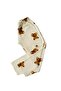 Unisex Children's Pajama Set Summer Milan Fabric Bear Pattern Short Sleeves with Ruffle Detail Shirt Collar - 6