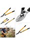 Bypass Loppers and Pruners, Telescoping Tree Pruner, Anvil Lopper, Ratchet Extendable Handle - 6