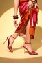 Y820016408 Red Patent Leather Thin Heeled Women's Evening Dress Shoes - 5