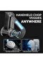 Portable Cordless Electric Vegetable Slicer, 4 Interchangeable Blades, Rechargeable 2500mAh Battery, 40W Motor, 25 oz Lightweight - 5