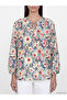 Original Tie-Neck Floral Blouse - 3